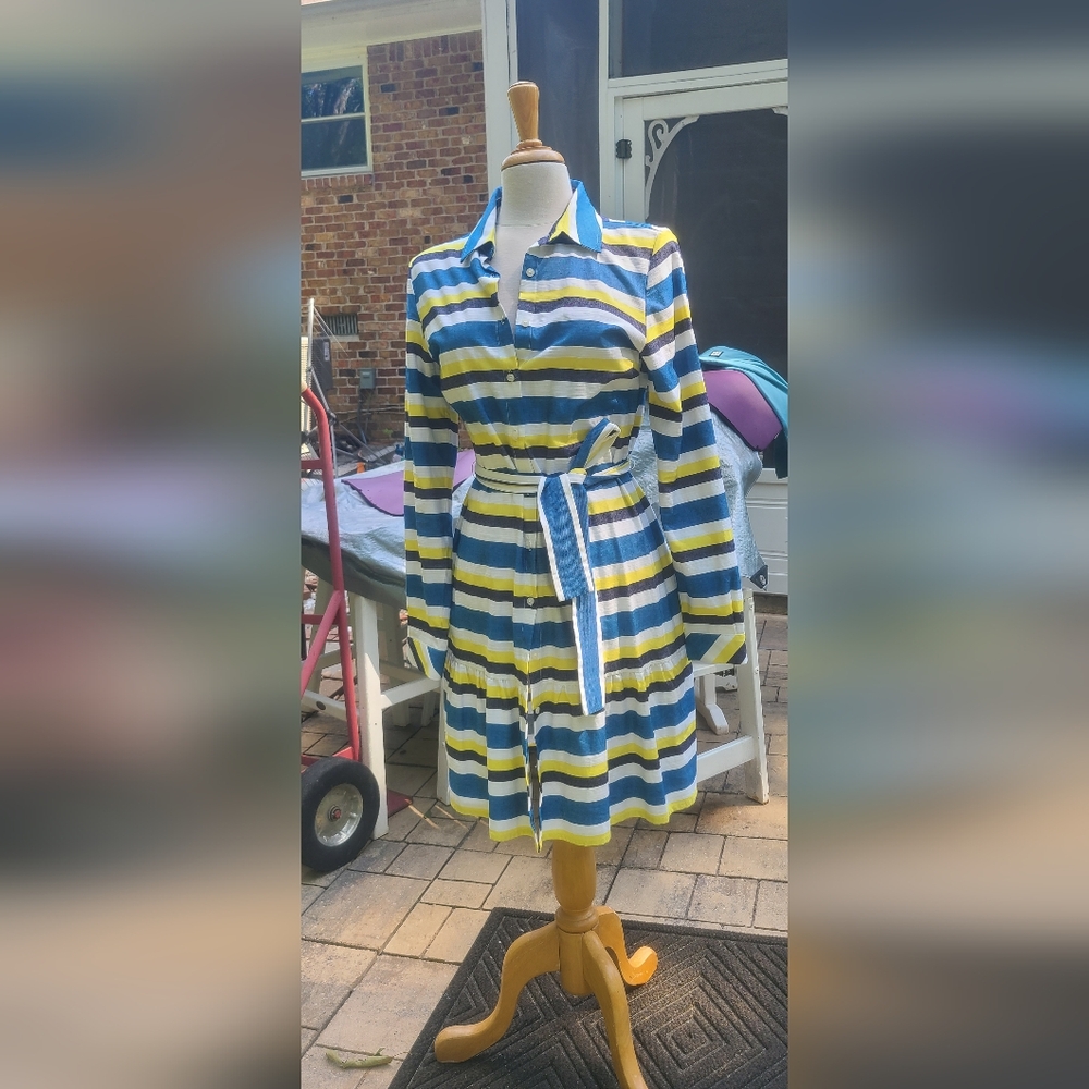 Tommy Hilfiger Women's Striped Shirtdress